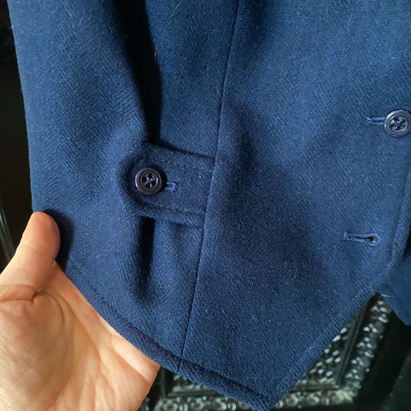 Pendleton Navy Wool Vest - Picture 3 of 5